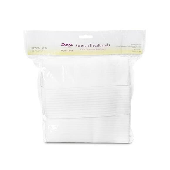 Disposable Stretch Headbands with Closure Pack of 48 Spa Salon Facial Hairband - Picture 7 of 7